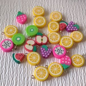 ❤️3/$10❤️ M31 Colorful Fruit Charm Mix -  Lemon, Strawberry, Kiwi, Grapes